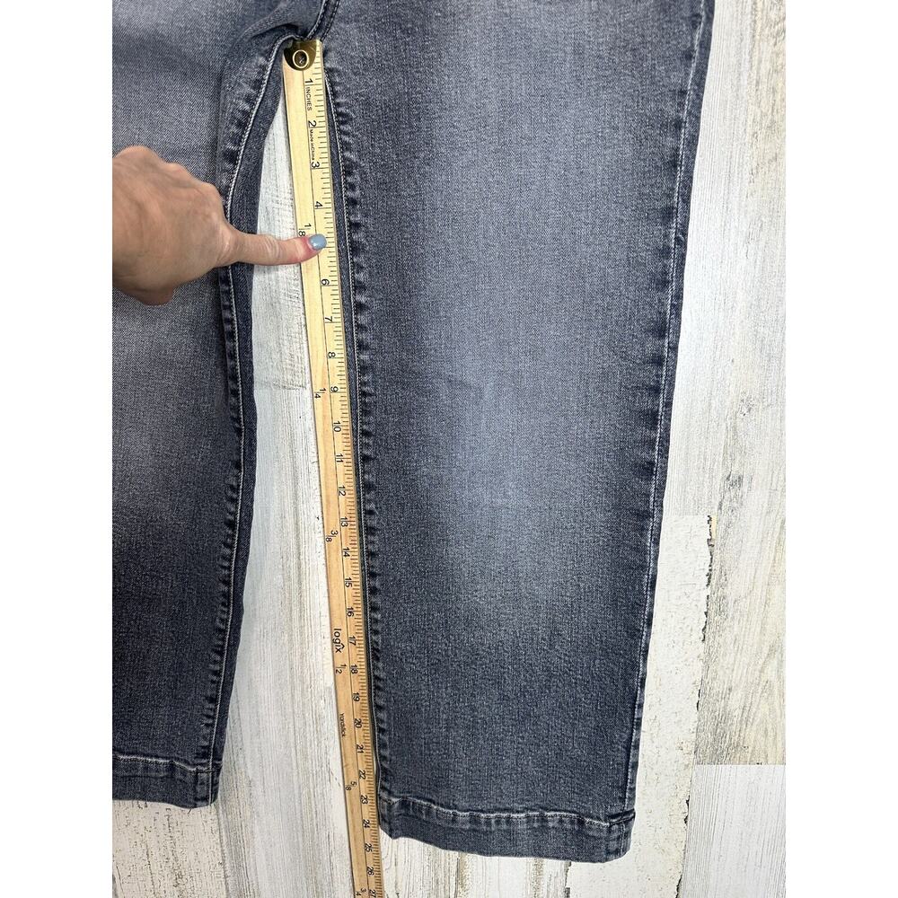 NWT Fidelity Kendall Denim Mid Rise S1066 Anthropologie Jeans 26 Wide Leg Crop - Picture 4 of 14